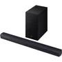 Samsung HW-B450F/ZF Barra de Sonido 2.1 con Subwoofer Inalámbrico, Bluetooth, Dolby Audio, DTS Virtual:X, Bass Boost, Titan Black